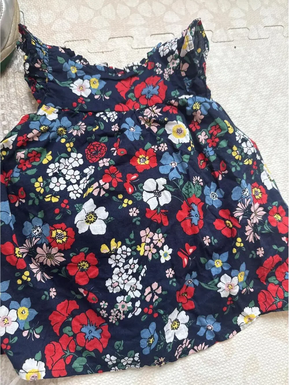 Baby GAP Floral Dress with Attached Bloomers 6-12 Months